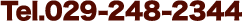 Tel.029-248-2344