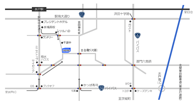 水戸本社地図